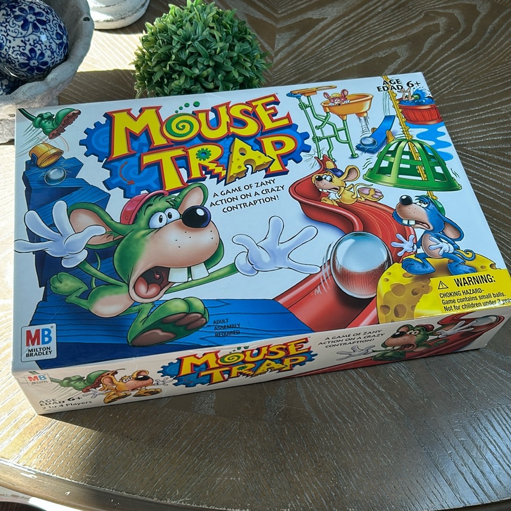 Mouse Trap Board Game Milton Bradley Family Game Night